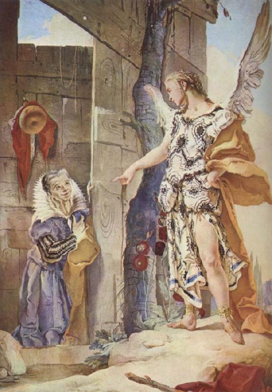 Giovanni Battista Tiepolo Sarch and the Archangel